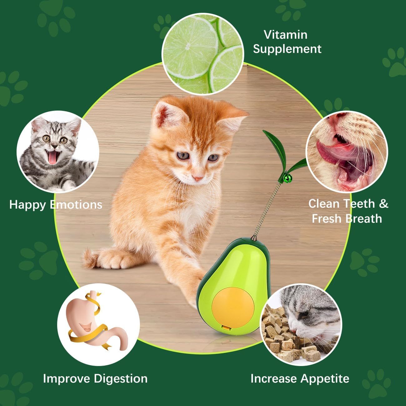 Catnip Self-Grooming Cat Toy – Corner Massage & Face Scraper Brush