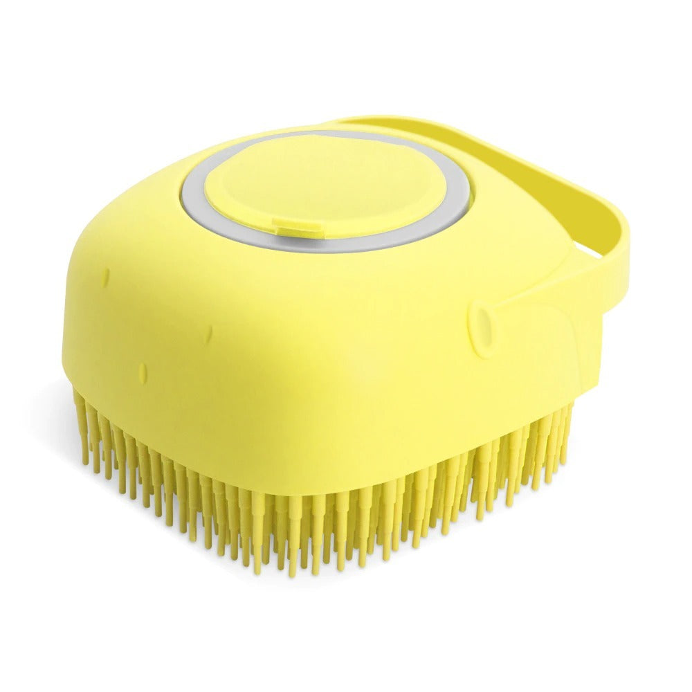 🐾 Pet Dog Shampoo Massager Brush – Gentle Silicone Grooming Comb for Bathing & Massage 🛁