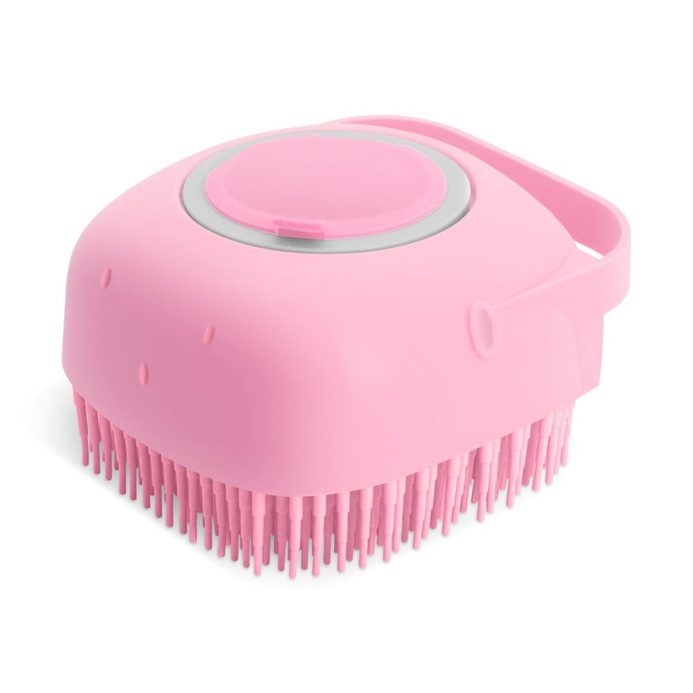 🐾 Pet Dog Shampoo Massager Brush – Gentle Silicone Grooming Comb for Bathing & Massage 🛁