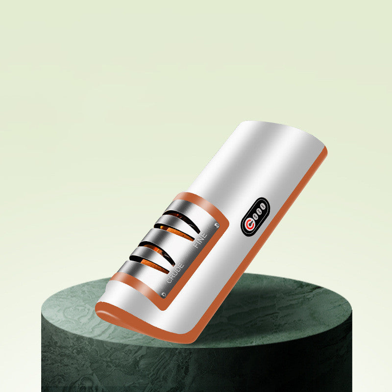 USB Rechargeable Electric Knife Sharpener Automatic Adjustable Kitchen Tool