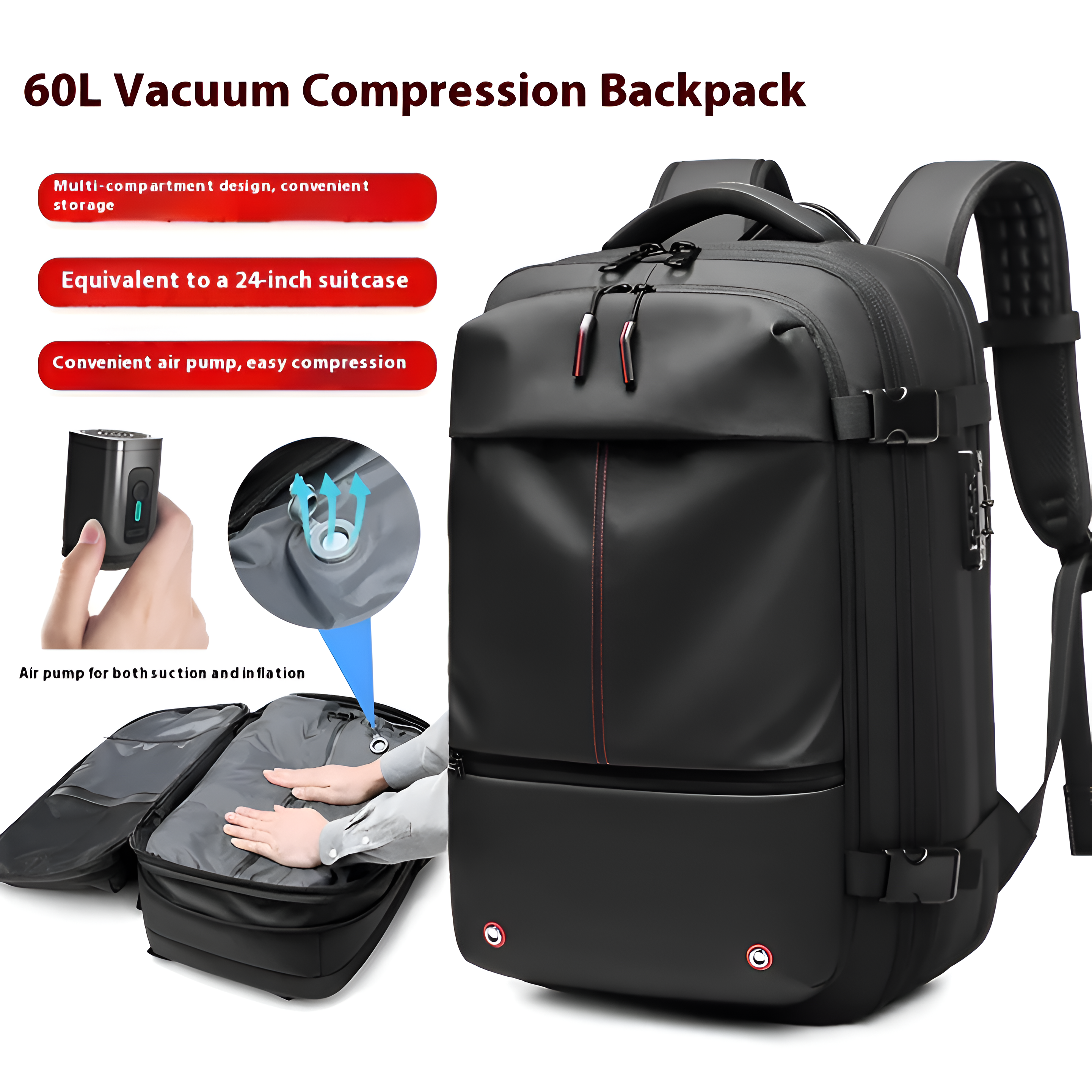 Premium Waterproof Travel Backpack – Built for Comfort & Class