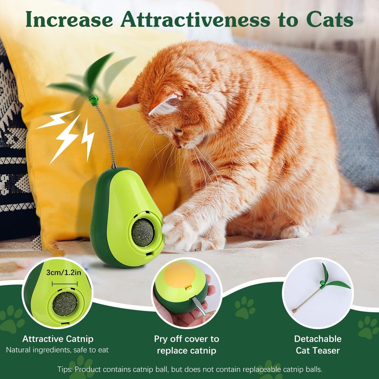 Catnip Self-Grooming Cat Toy – Corner Massage & Face Scraper Brush
