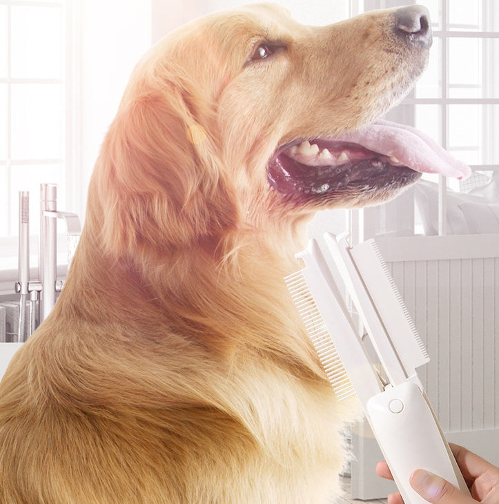 Pet Grooming Brush – Hair Removal & Shedding Control for Cats & Dogs