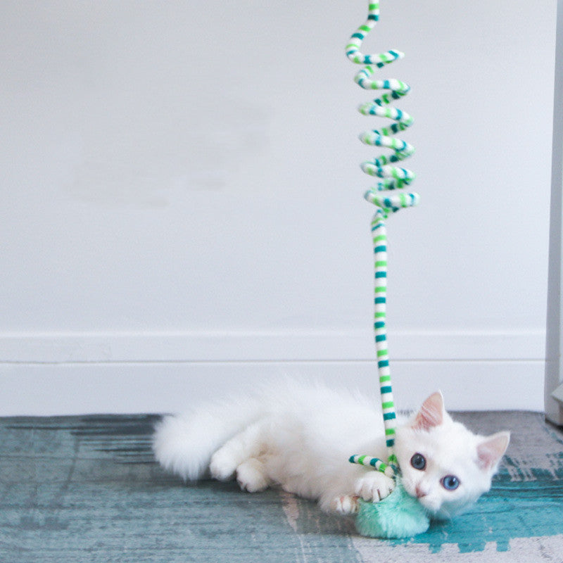Cat Hanging Toy Simulation Cat Toy Funny Self-hey Toy For Kitten Playing Teaser Wand Pets Accessories