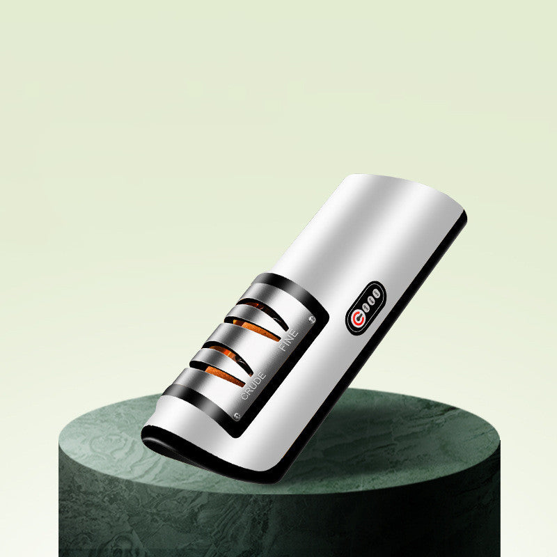USB Rechargeable Electric Knife Sharpener Automatic Adjustable Kitchen Tool
