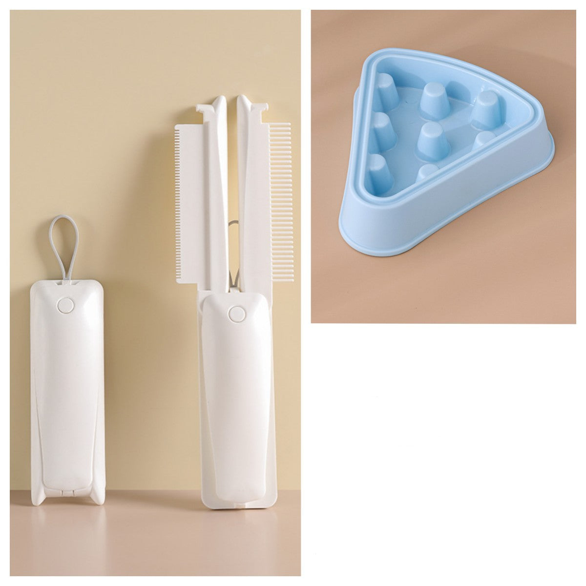 Pet Grooming Brush – Hair Removal & Shedding Control for Cats & Dogs