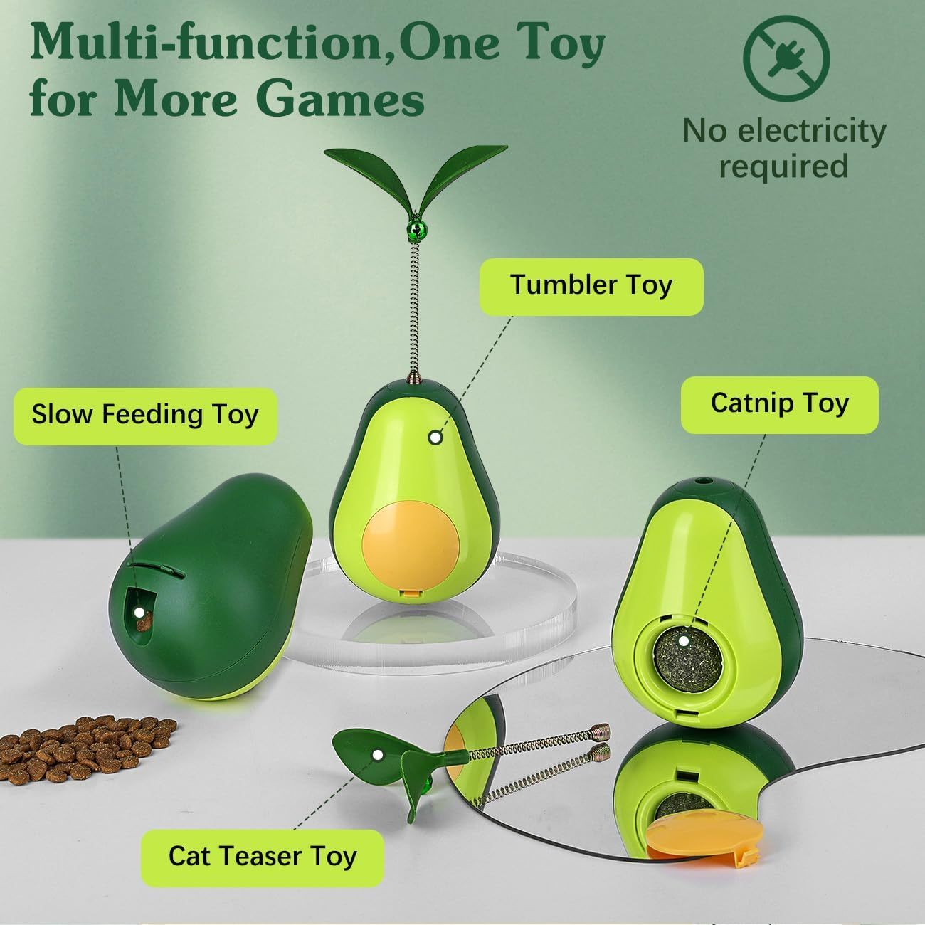 Catnip Self-Grooming Cat Toy – Corner Massage & Face Scraper Brush