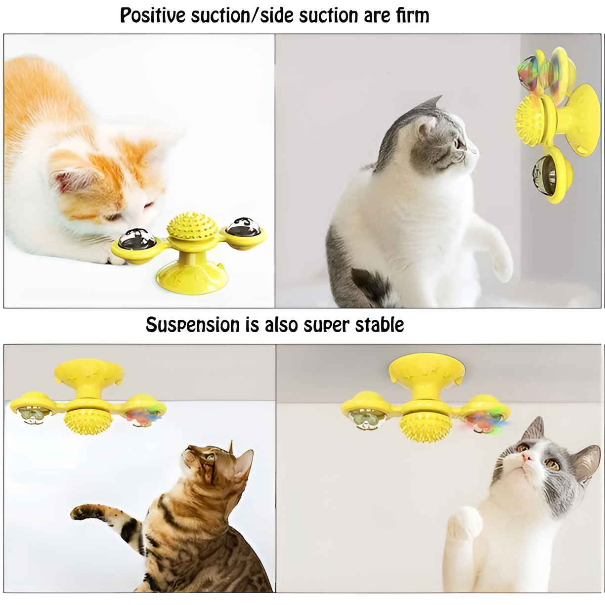 Premium Windmill Cat Toy With Catnip