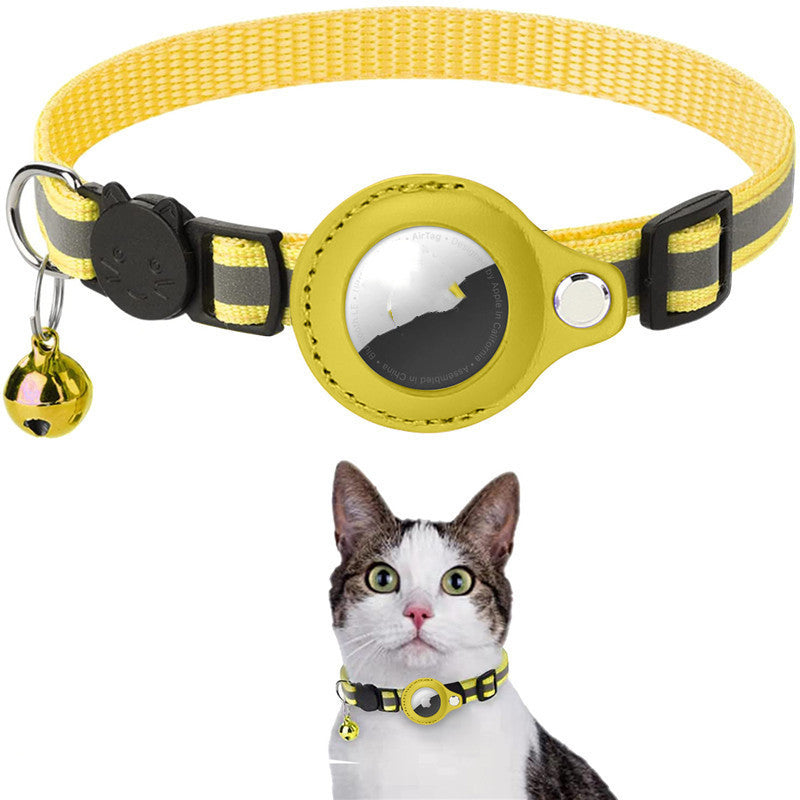 Reflective Waterproof Airtag Collar Case – Pet Protective Cover