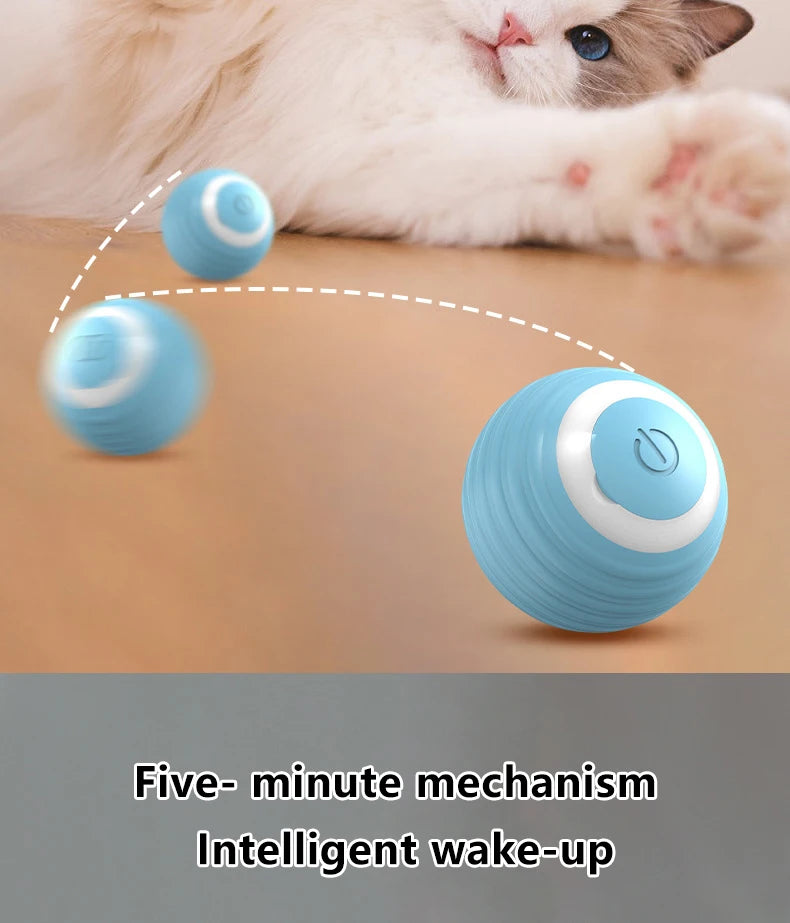 Cat Smart Ball - Interactive Automatic Rolling Toy for Indoor Pets