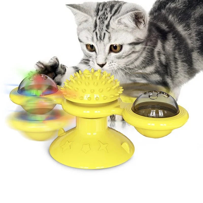 Premium Windmill Cat Toy With Catnip