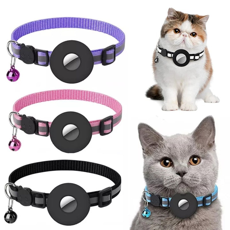 Reflective Waterproof Airtag Collar Case – Pet Protective Cover