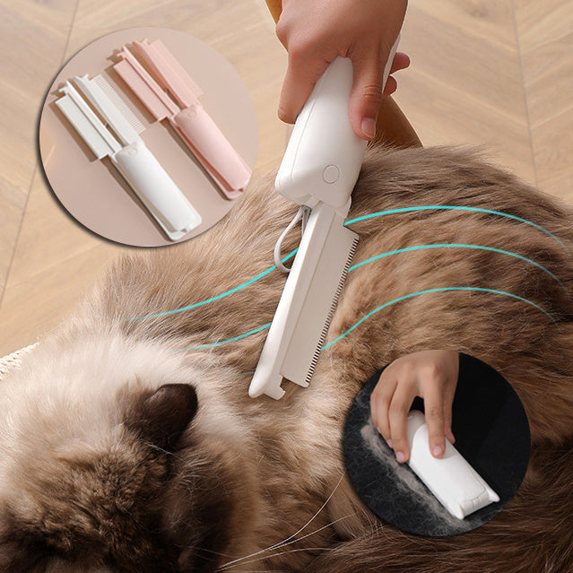 Pet Grooming Brush – Hair Removal & Shedding Control for Cats & Dogs