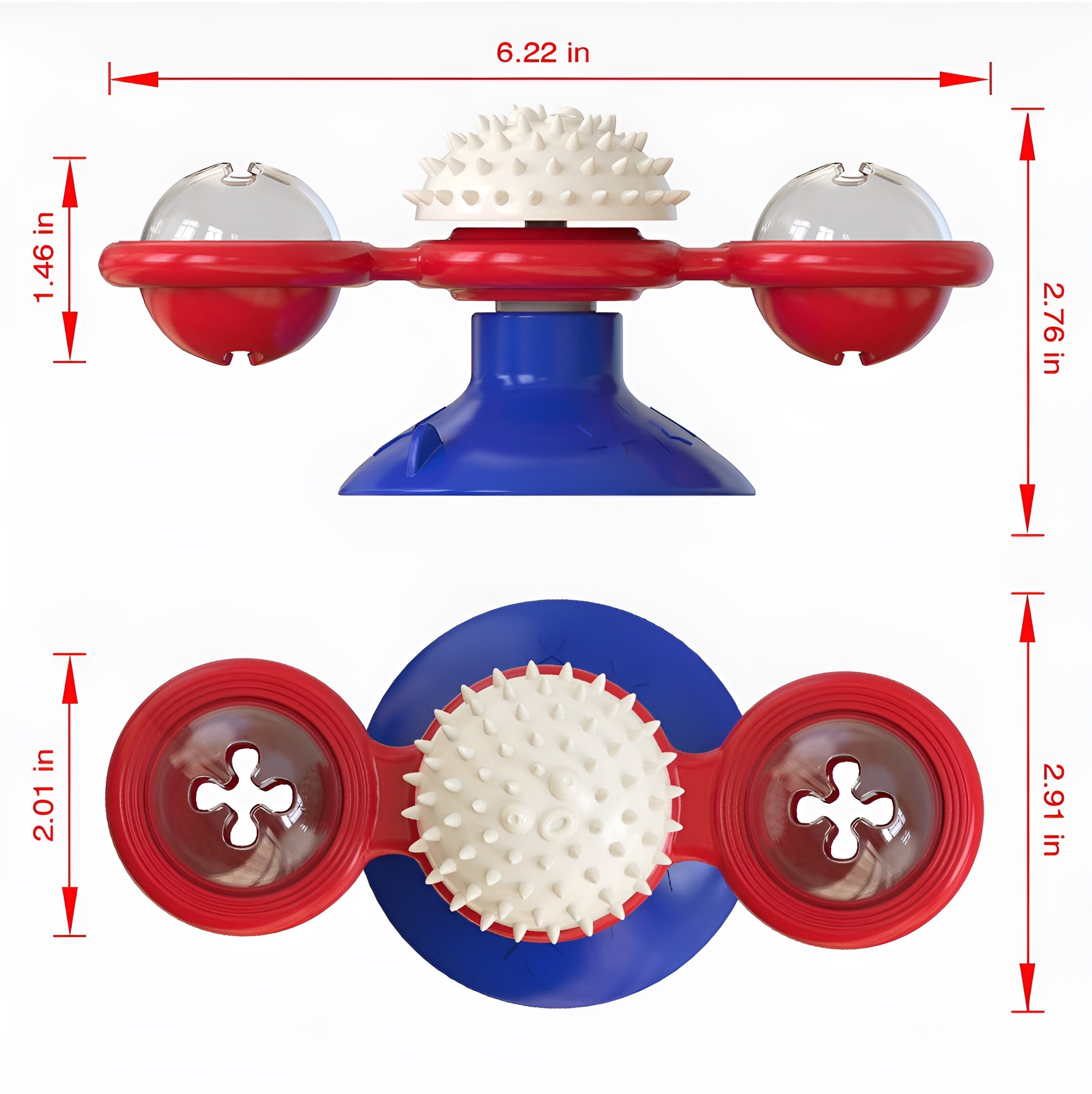 Premium Windmill Cat Toy With Catnip