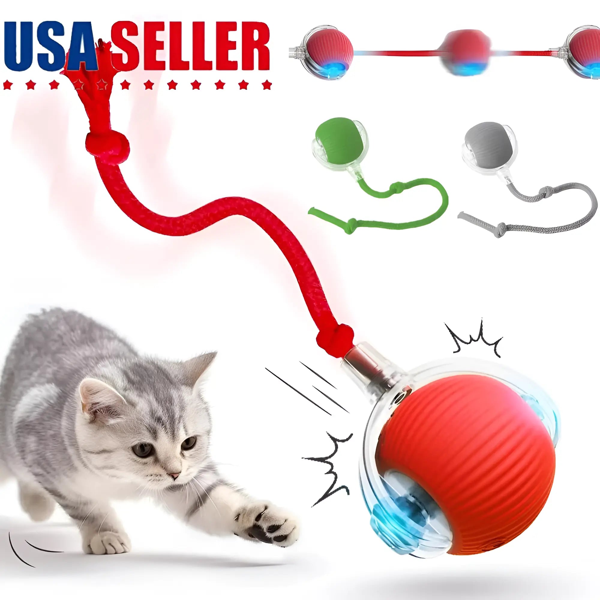 Original Cat Toy Automatic Interactive Rolling Ball
